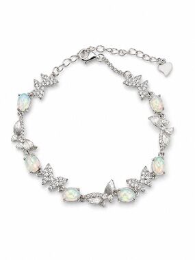 #B42 Seraphina Ethiopian Opal Butterfly Bracelet